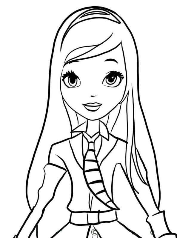 Kids-n-fun.com | Coloring page Regal Academy rose cinderella